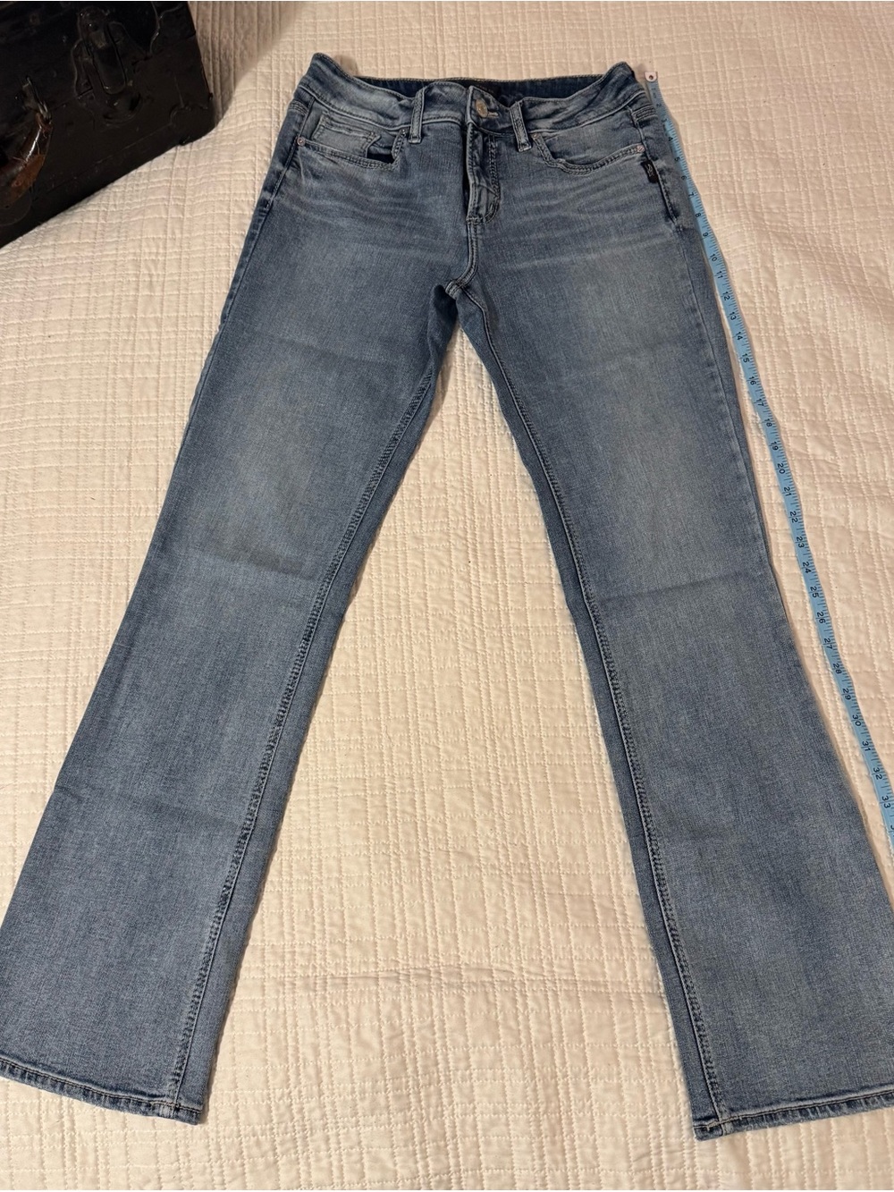 Silver Jeans Co. Suki Slim Bootcut Jeans Women's W31 L33 Mid Rise Light Blue